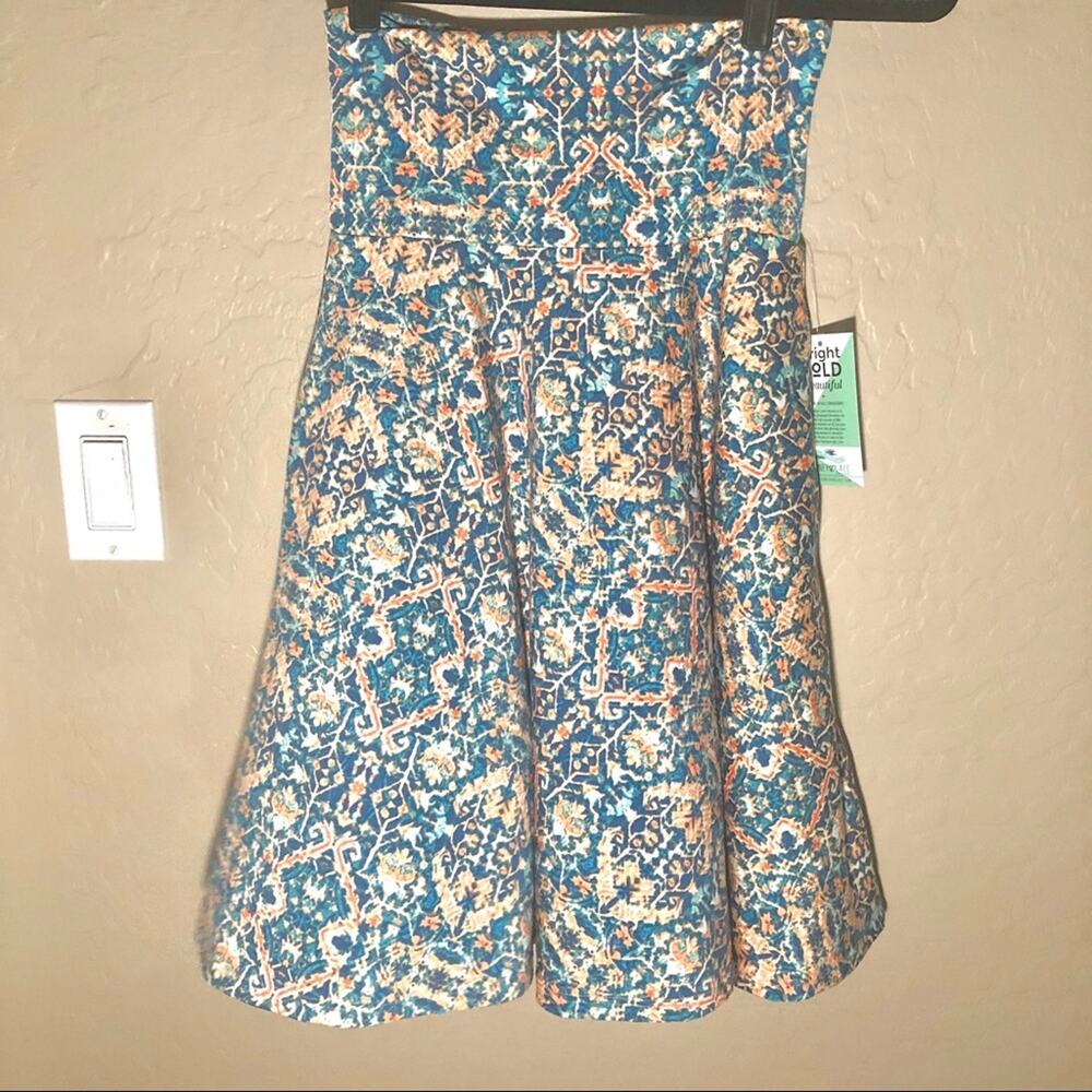 Honey and Lace l Ventura A-line Skirt l Floral Damask XS